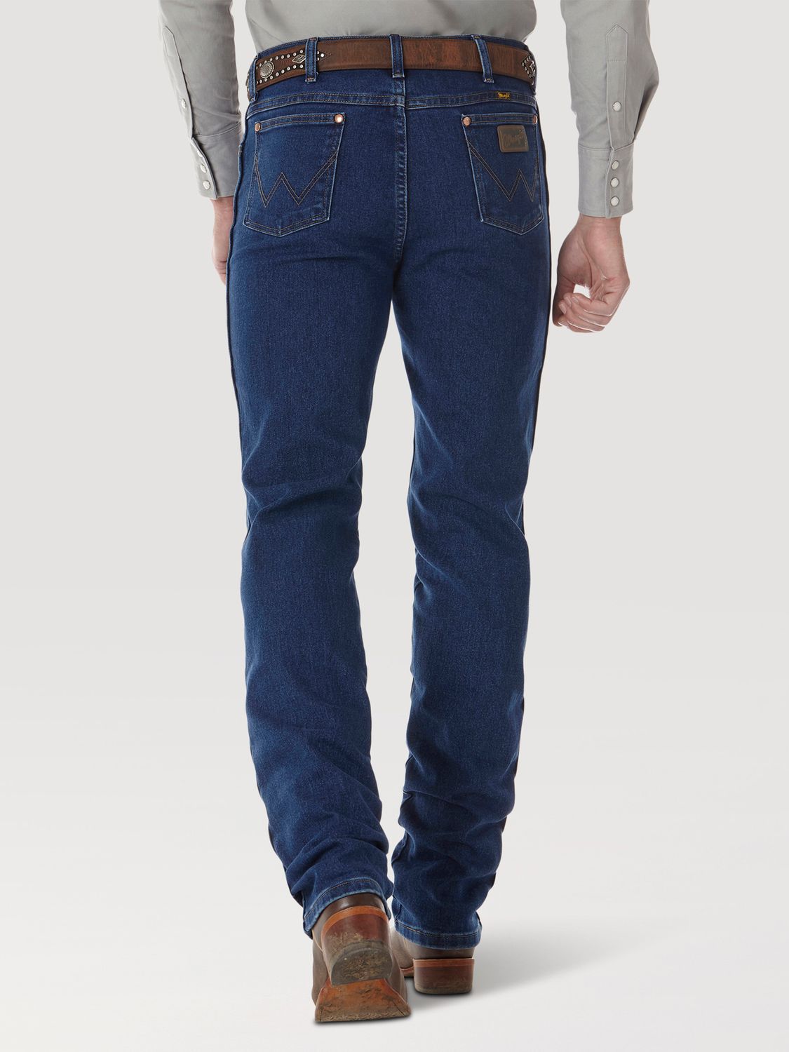 Wrangler® Cowboy Cut Active Flex Slim Fit Jean - Stonewash