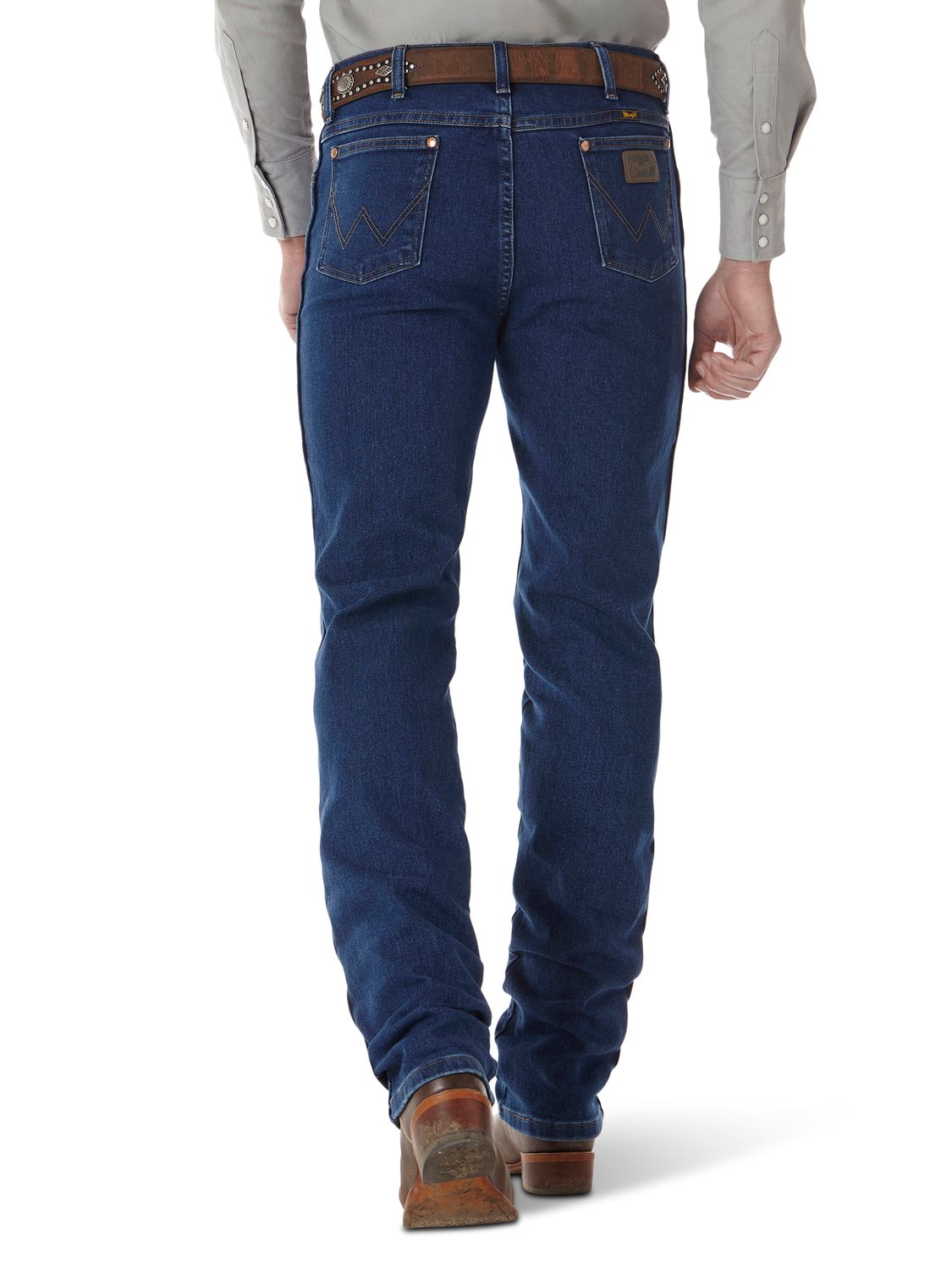 Wrangler® Cowboy Cut Active Flex Slim Fit Jean - Stonewash