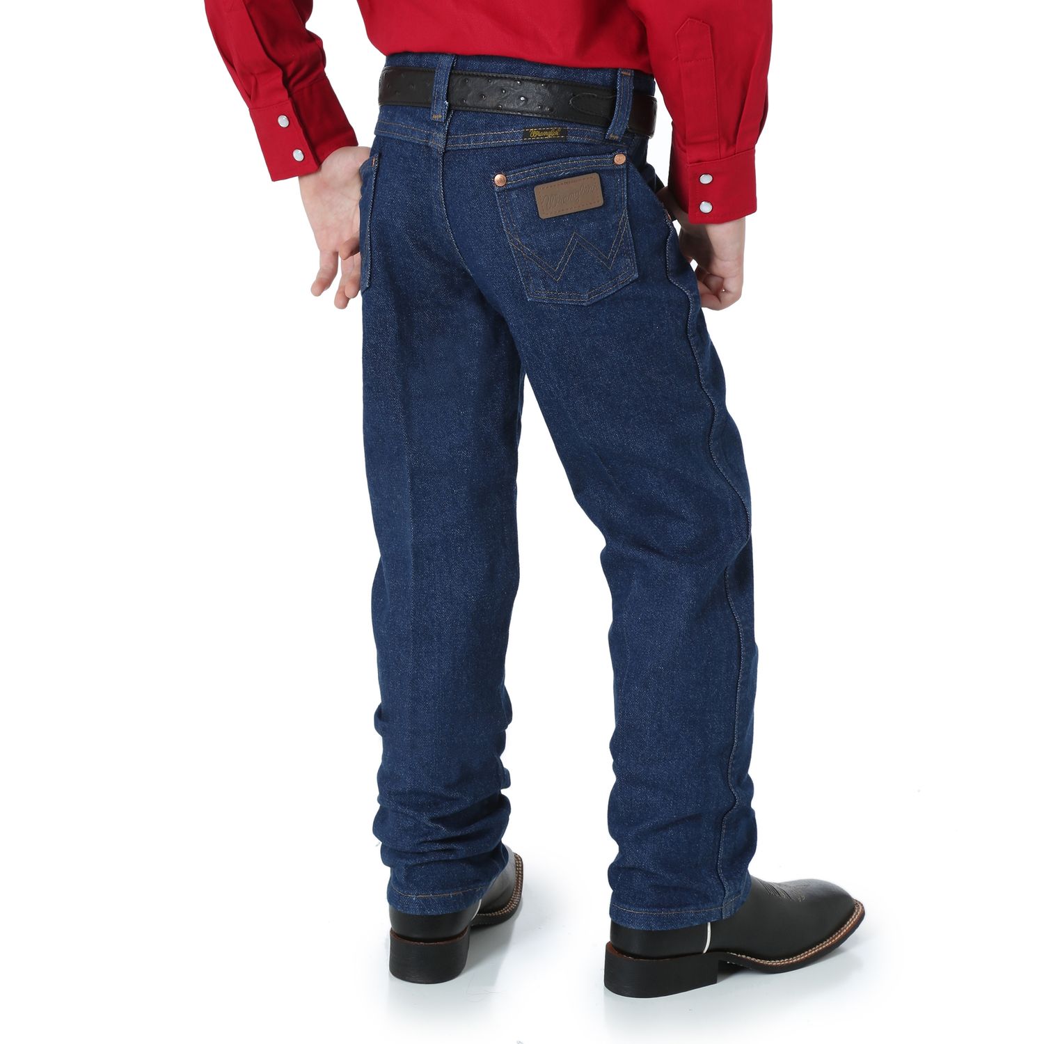 Wrangler Boys' Cowboy Cut® Original Fit Jean, Sizes 2T–7 - Prewashed Indigo
