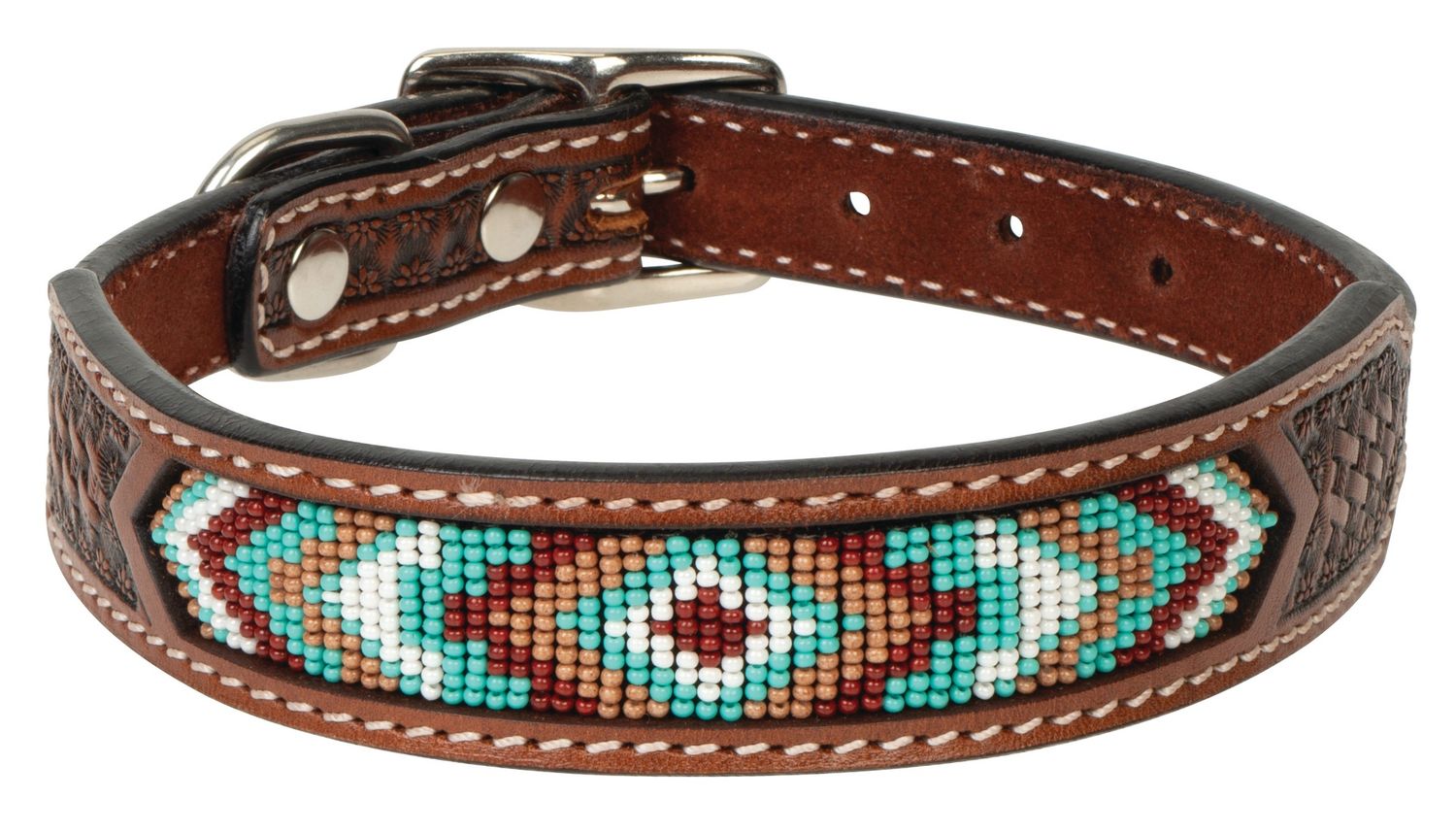 Weaver Pet Aztec Inlay Dog Collar