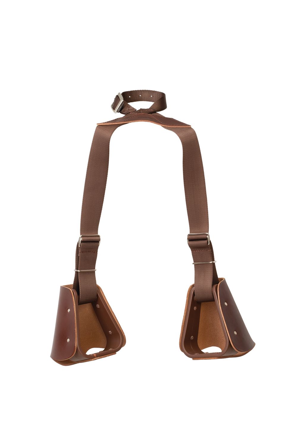 Weaver Equine Lil' Dude Stirrups, Brown Nylon