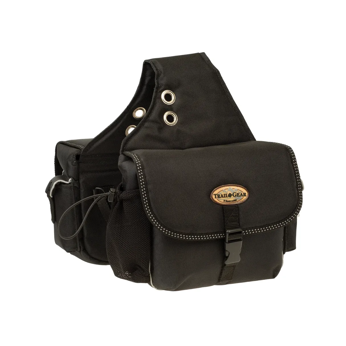 Weaver Equine Trail Gear Saddle Bags, Color: Black