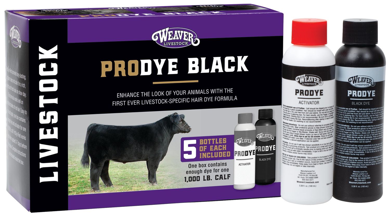 Weaver Livestock ProDye Livestock Hair Dye