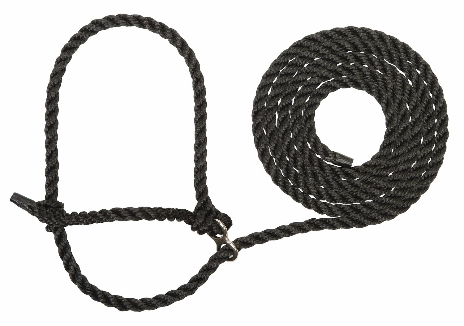 Weaver Livestock Extra Long Breaking Halter, Black