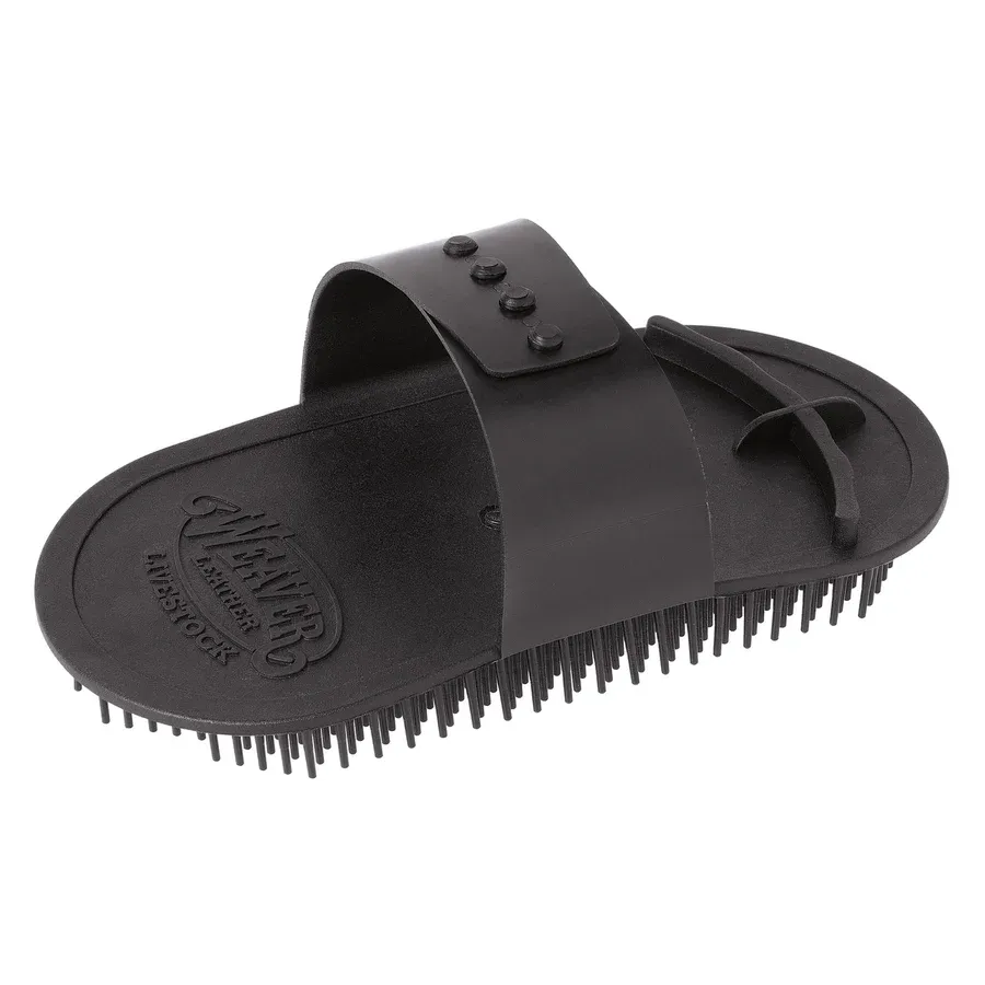 Weaver Livestock Massage Brush, Color: Black
