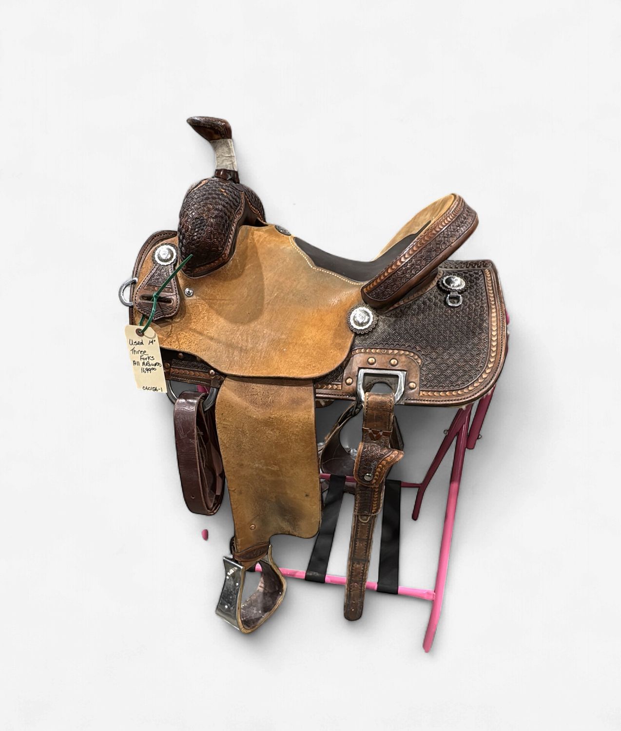 Used 14" Three Forks All Around Saddle