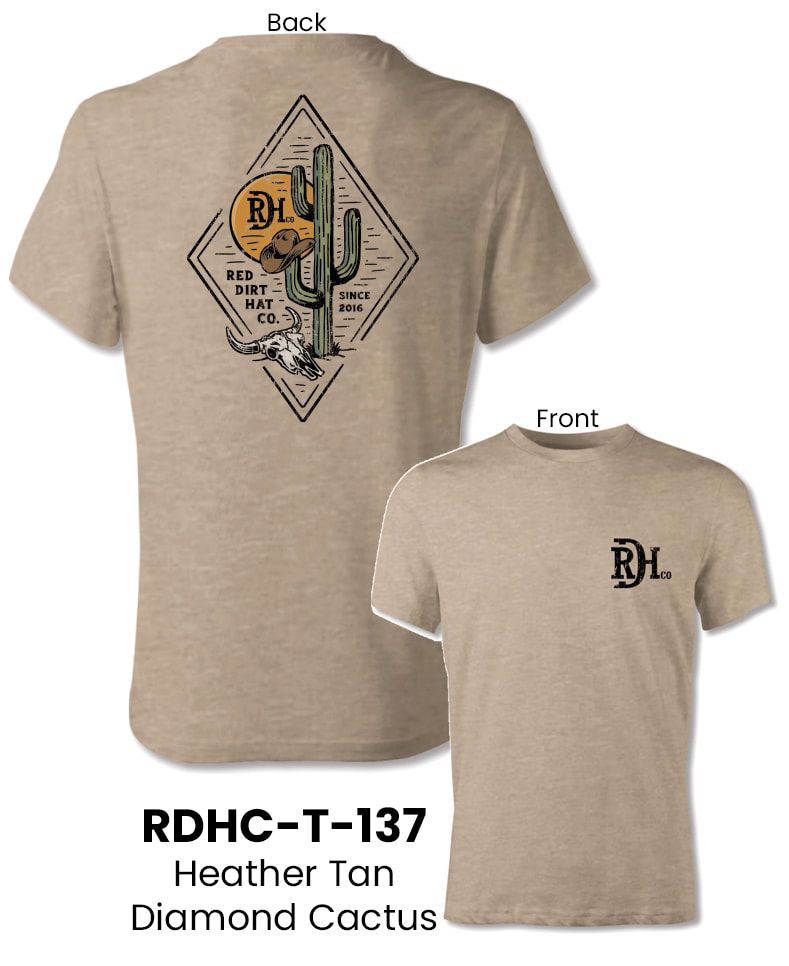 Red Dirt Diamond Cactus T-Shirt