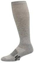 Boot Doctor Men's Over-the-Calf Half Cushion Socks 2-Pack - Grey