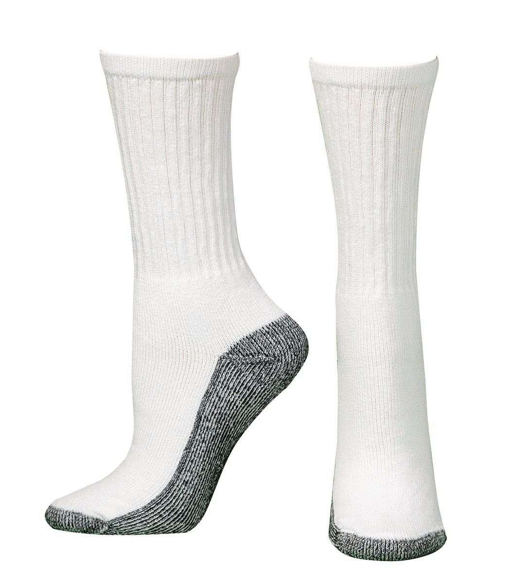 Boot Doctor Men's Workboot Crew Socks 3-Pack - White