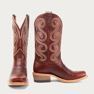Hyer Women's Meriden Western Boots- Brown