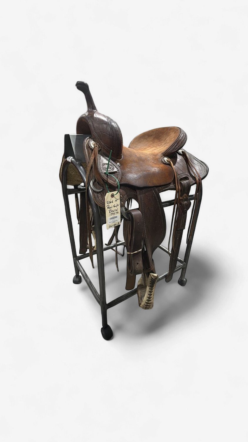 Used 14" Paul Taylor Barrel Saddle