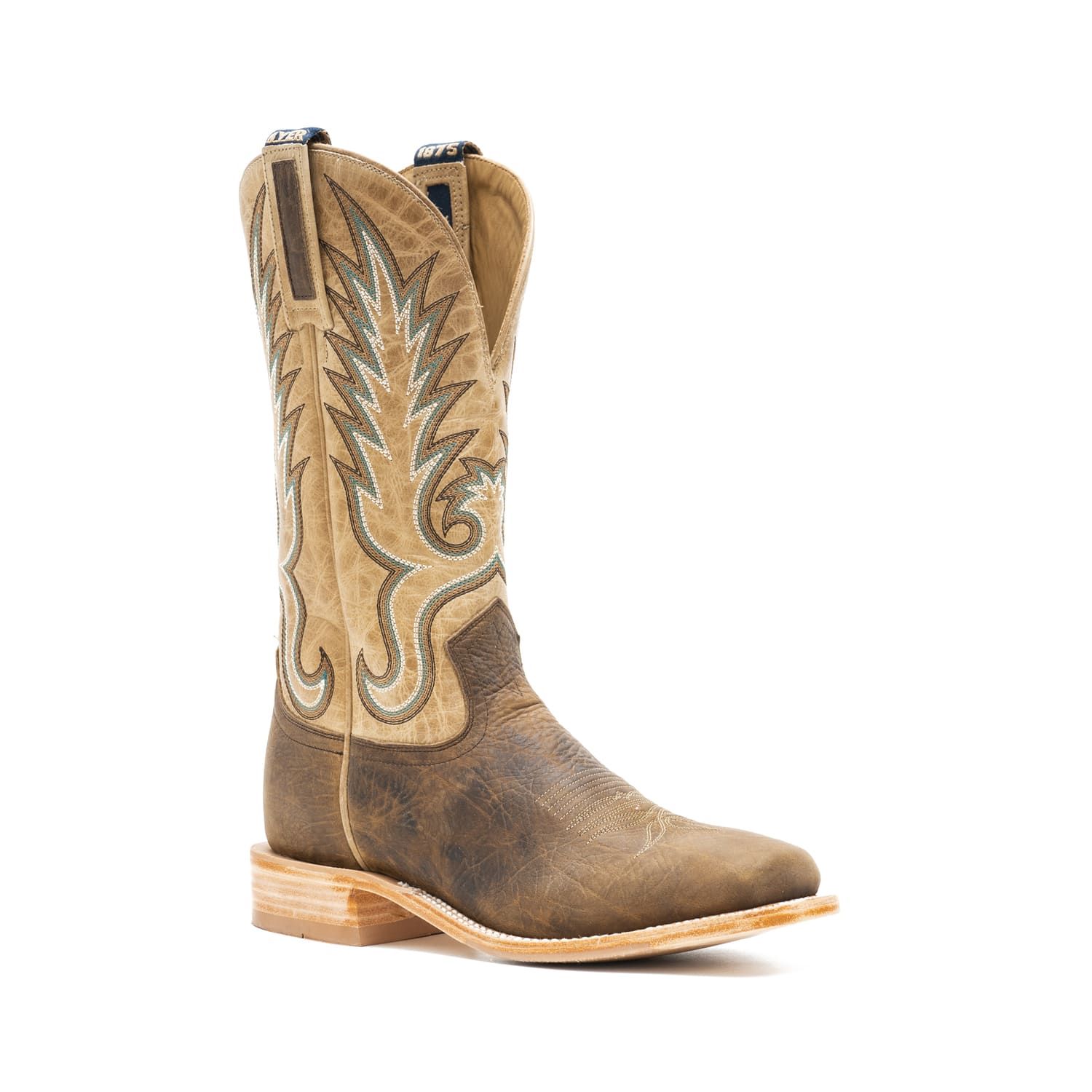 Hyer Men's Kincaid Cowhide Cowboy Boot- Tan