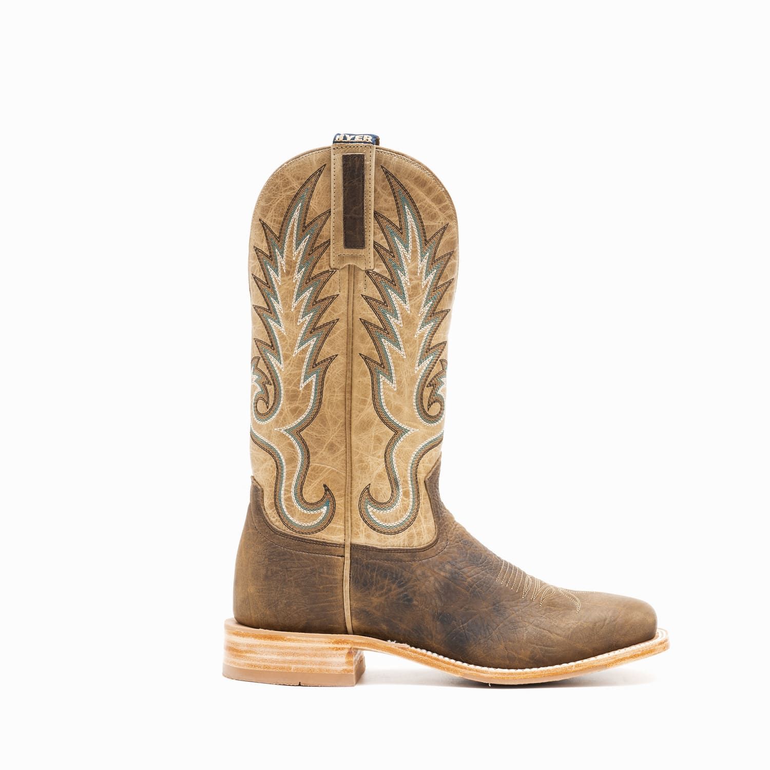 Hyer Men's Kincaid Cowhide Cowboy Boot- Tan
