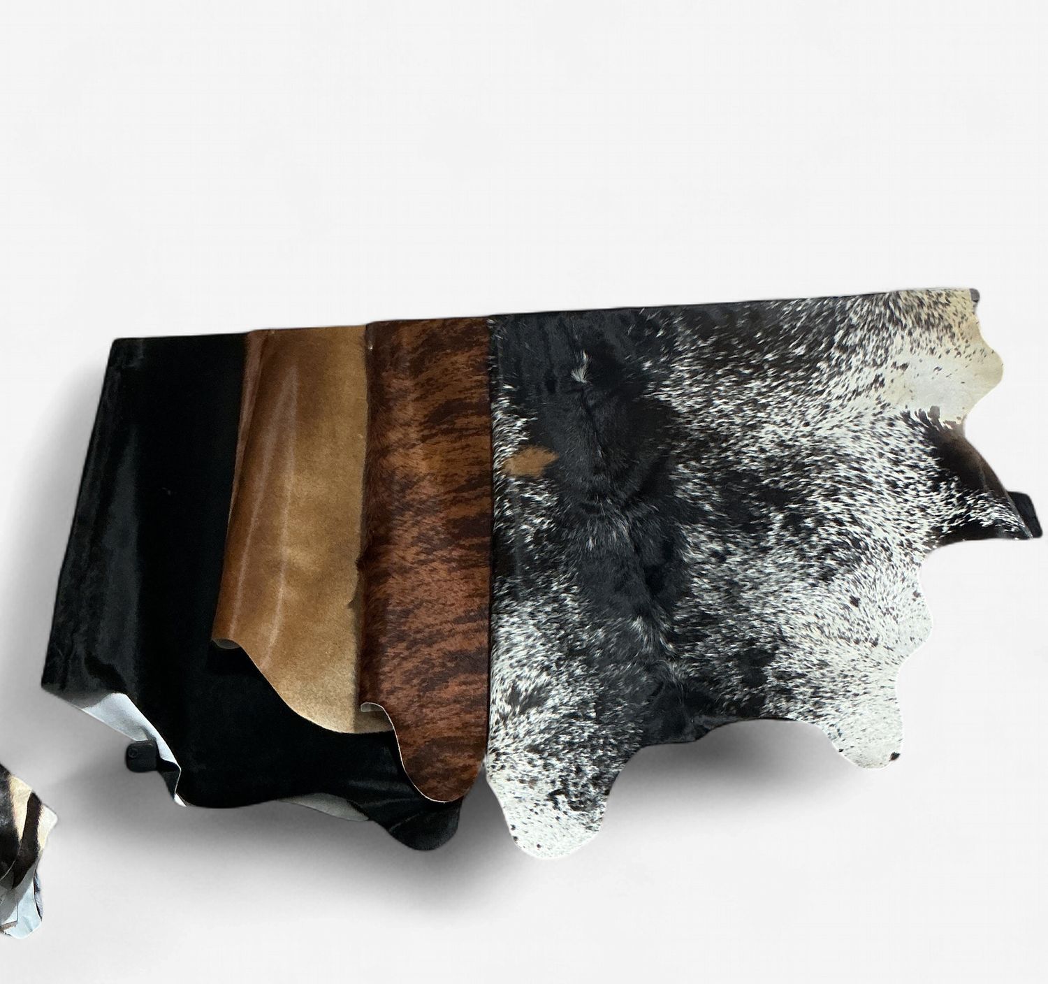 Rustic Leather Designs Cowhide Assorted Colors Large Size