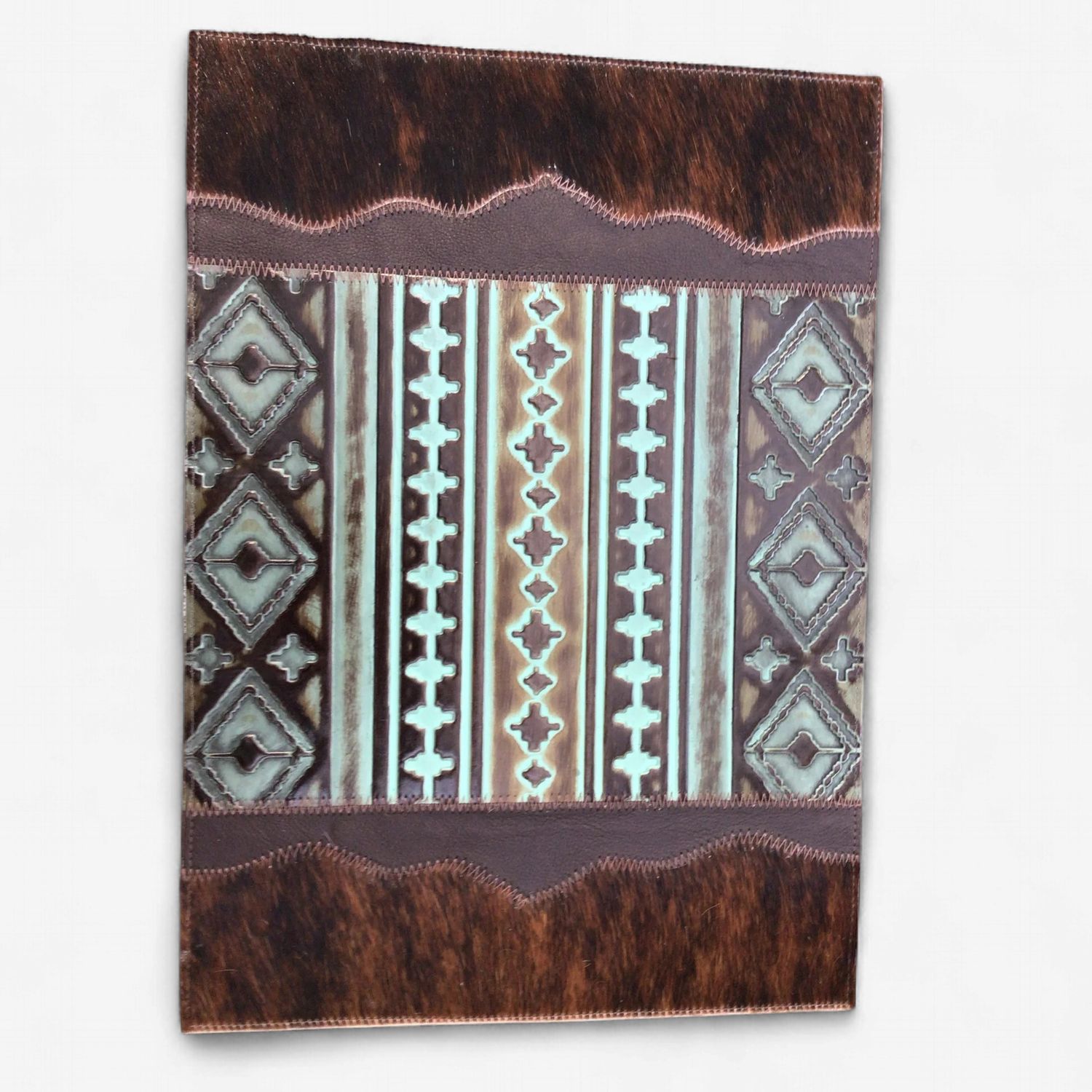 Rustic Leather Designs Placemat Rustic Ranch Navajo Turquoise