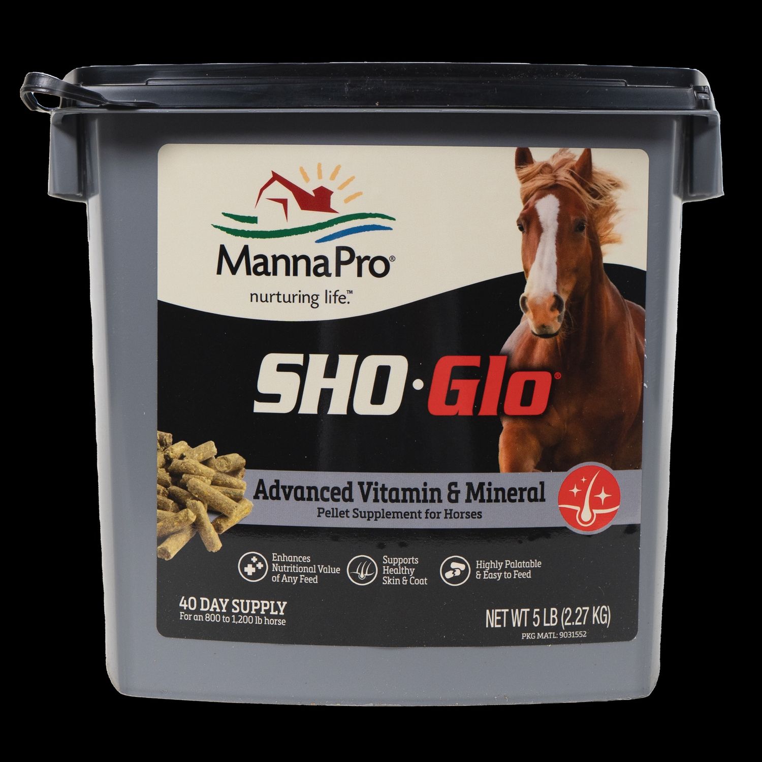 Manna Pro Sho-Glo Vitamin &amp; Mineral Horse Supplement - 5 lb