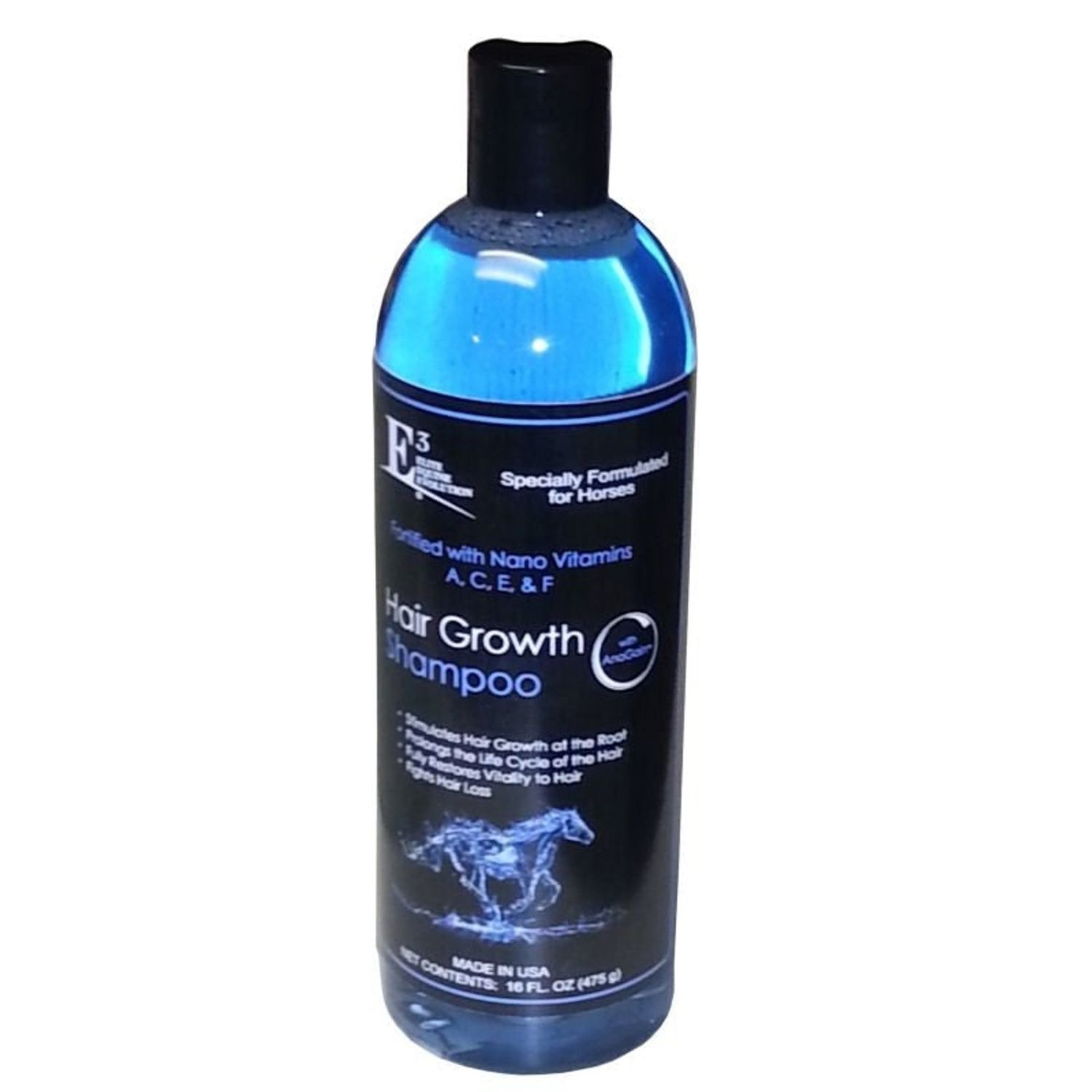 Elite Equine Evolution E3 Hair Growth Shampoo - 16 oz