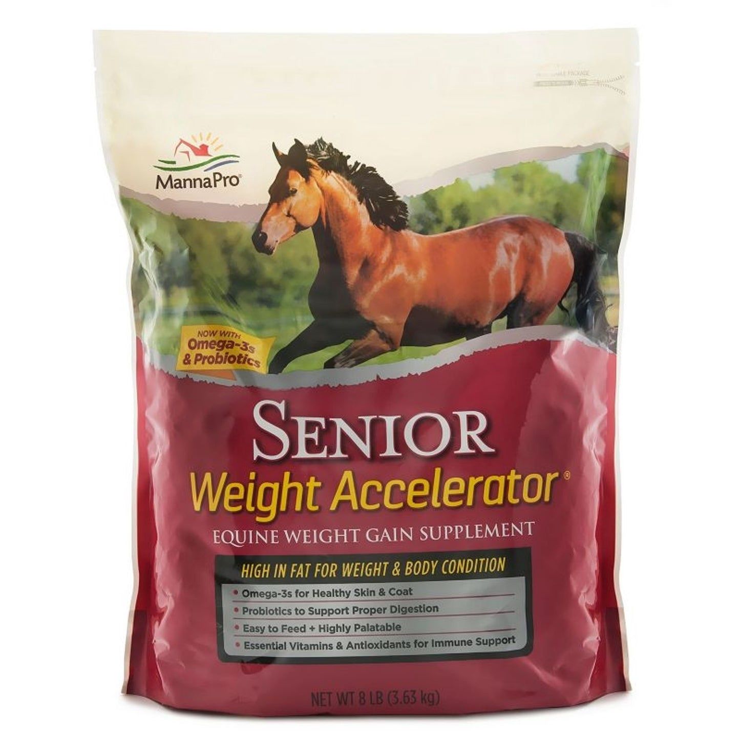 Manna Pro Senior Weight Accelerator Equine 8 lb
