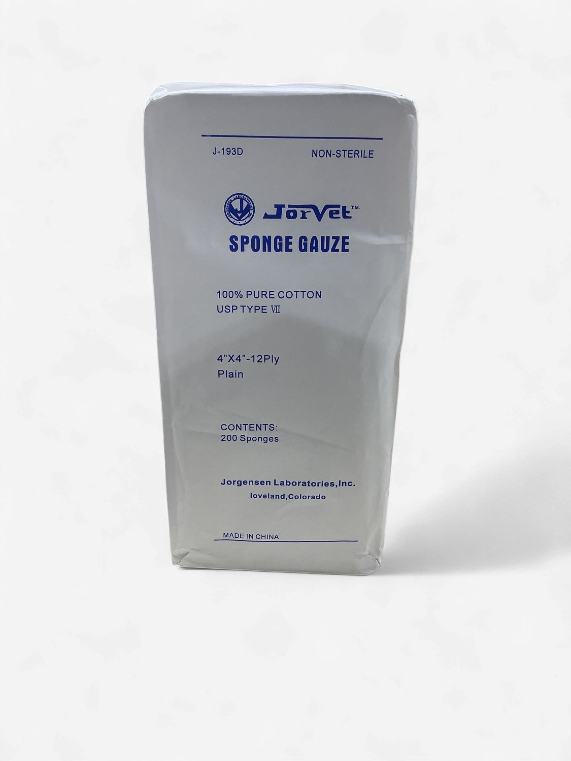 Jorgensen Laboratories Gauze Sponge 12ply 4x4 200/pk