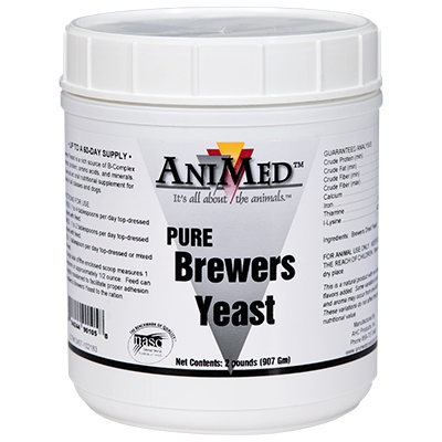 AniMed Brewers Yeast Pure 2 lb 90105 Jar