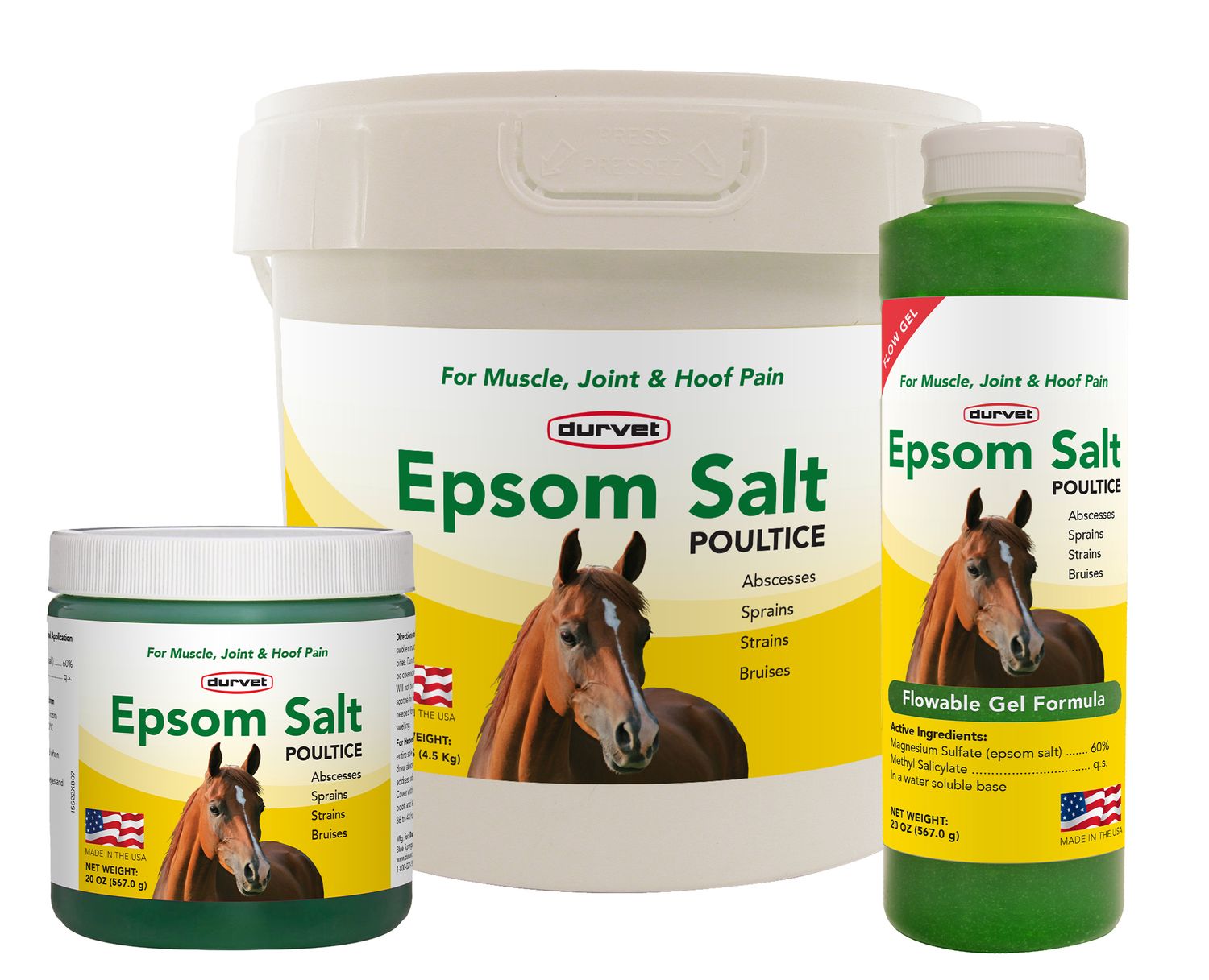 Durvet Epsom Salt Poultice Flow Gel 20oz
