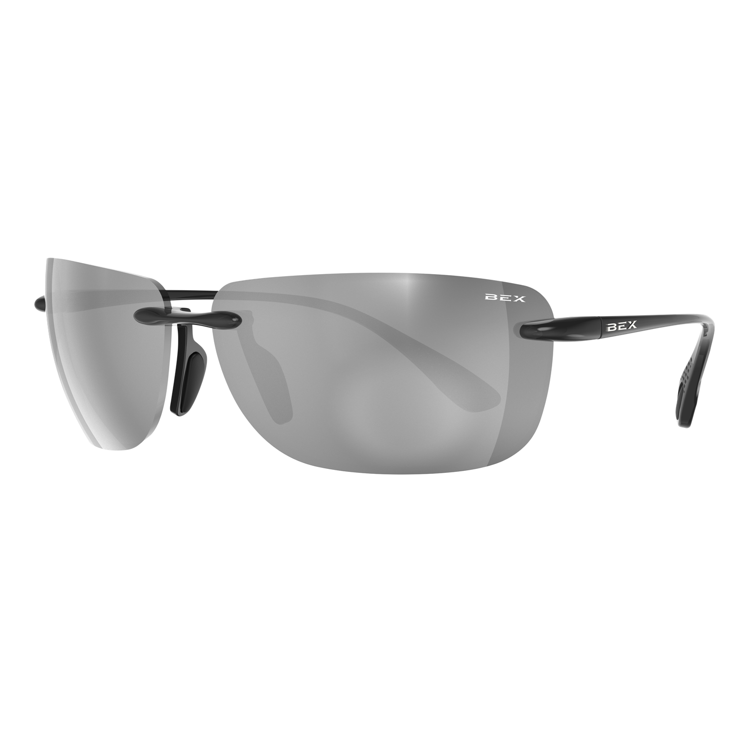 BEX Jaxyn XL OTG Sunglasses - Black / Gray / Silver