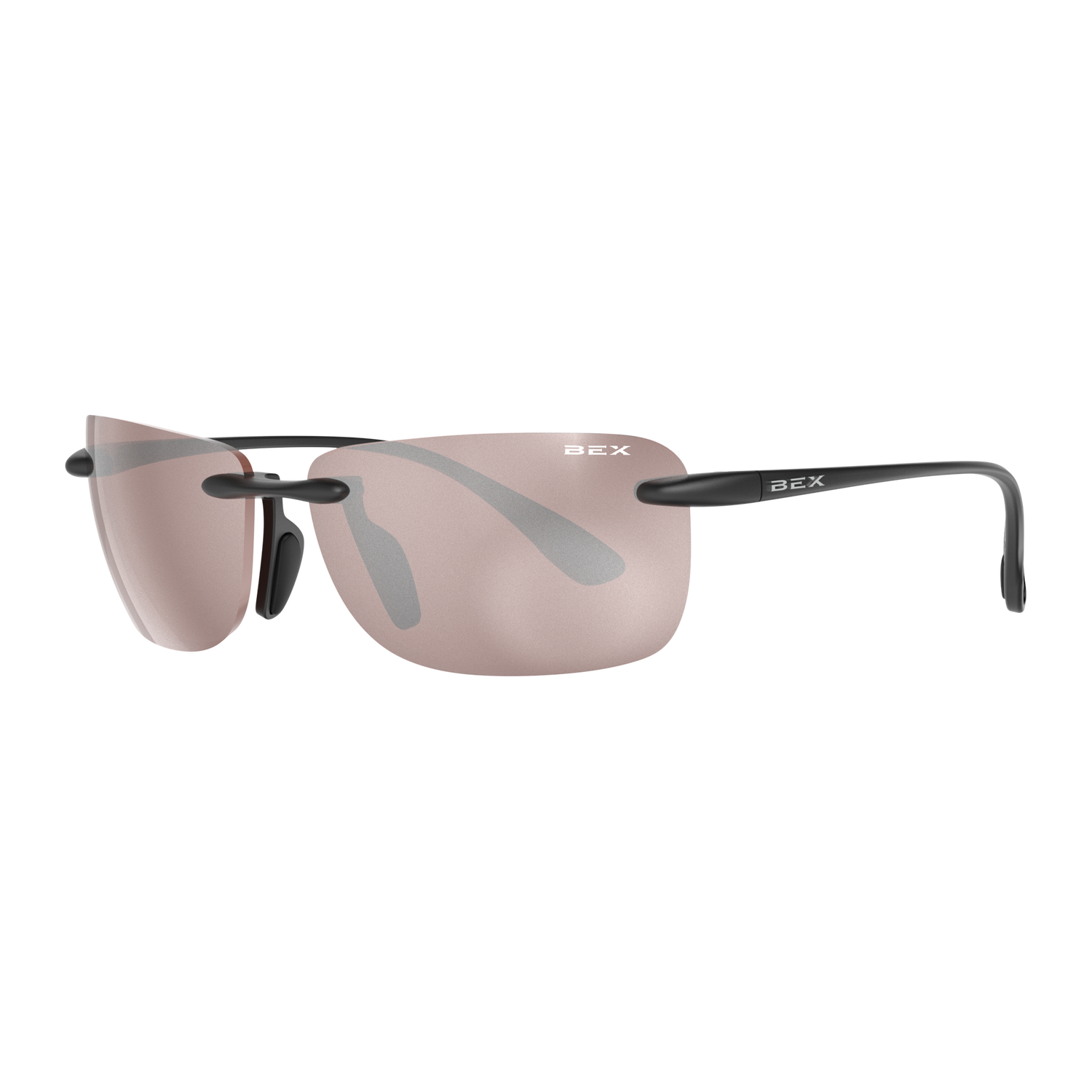 BEX Jaxyn X OTG Sunglasses, Color: Black/Brown/Silver