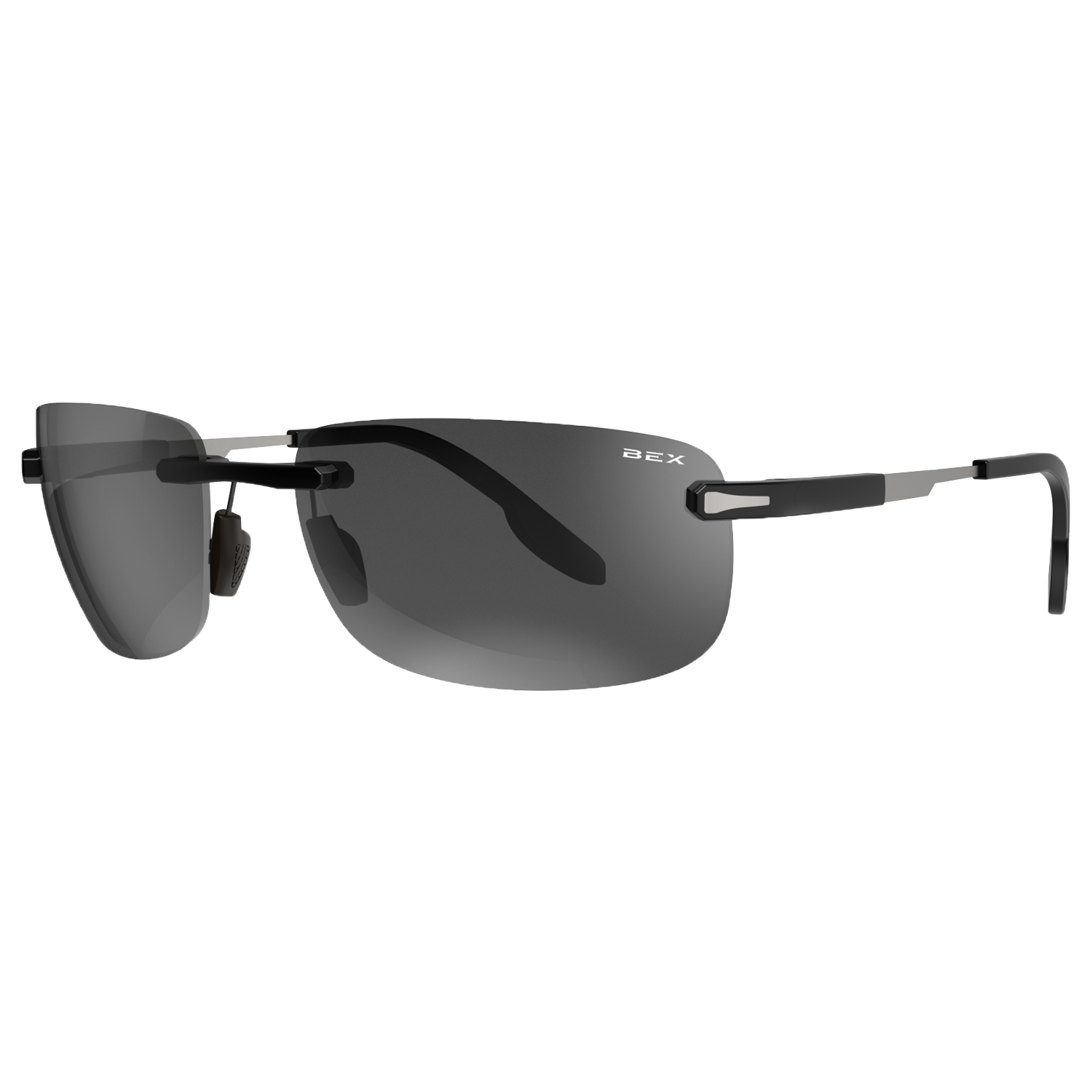 BEX Brackley X Sunglasses, Color: Black/Gray/Silver