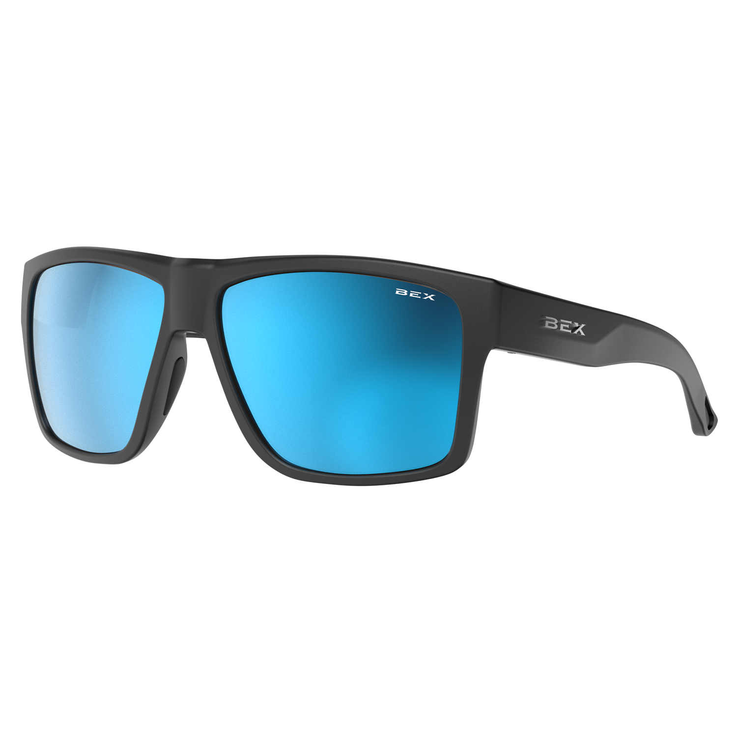 BEX Pillar Sunglasses - Black / Sienna / Blue Angler Pro