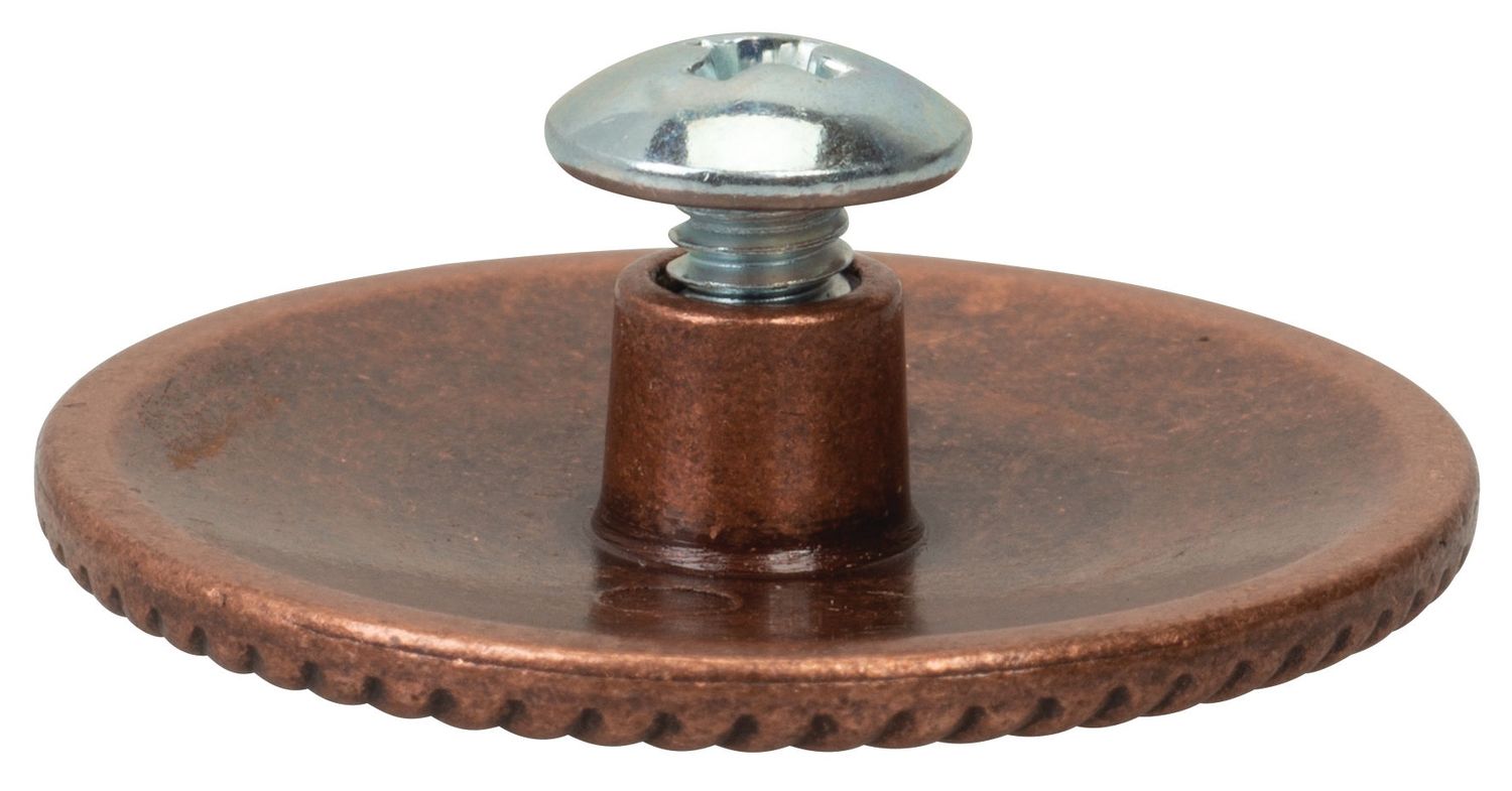 Weaver Leather Supply Feather Concho with Post, 1-1/4"