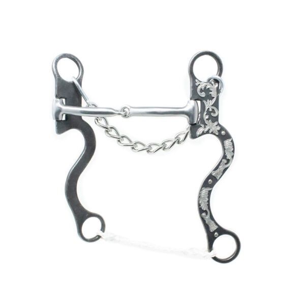 Partrade Walt Woodard Legend Snaffle Long Shank Bit 5-1/8