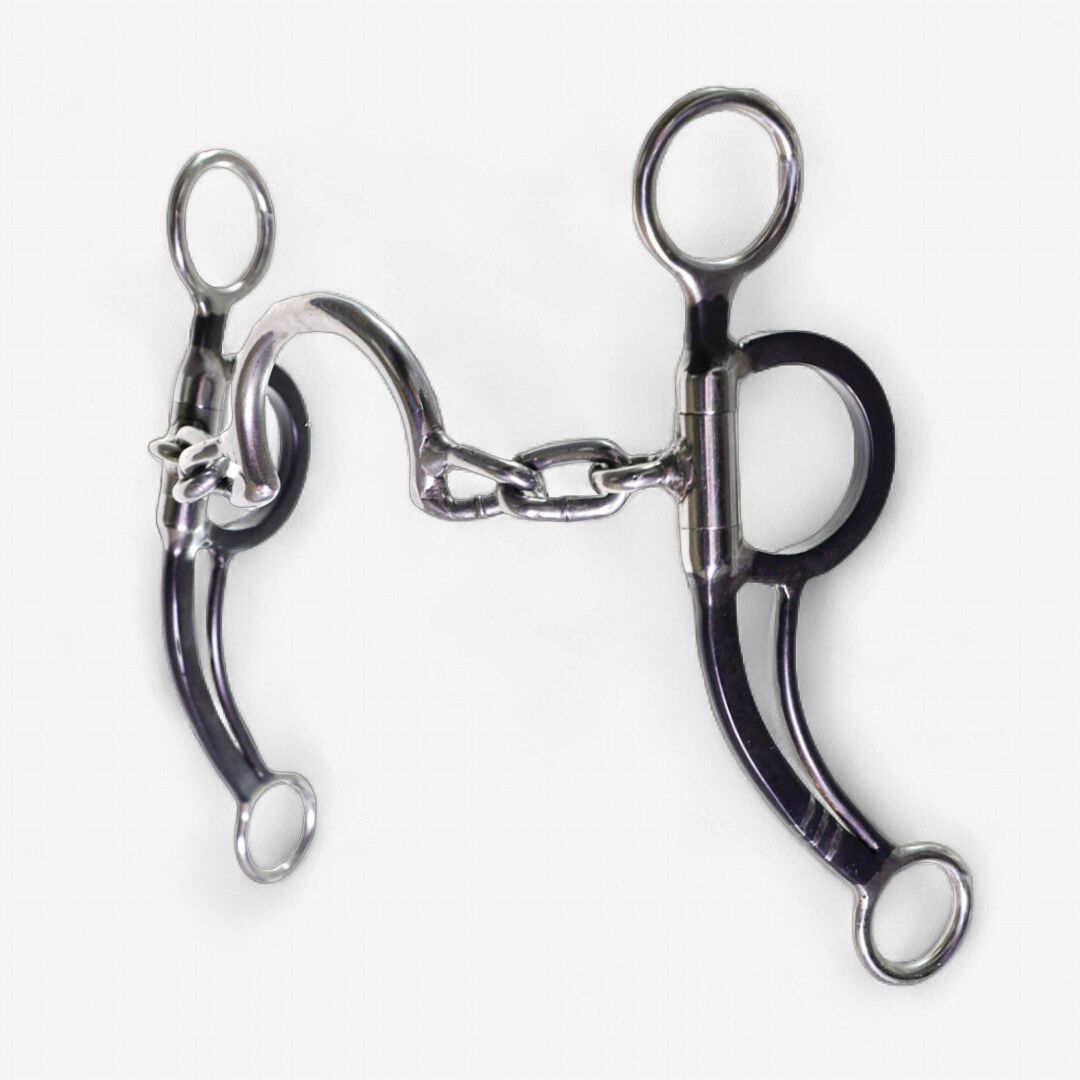 Reinsman PRCA Bit - High Port Chain Mouth