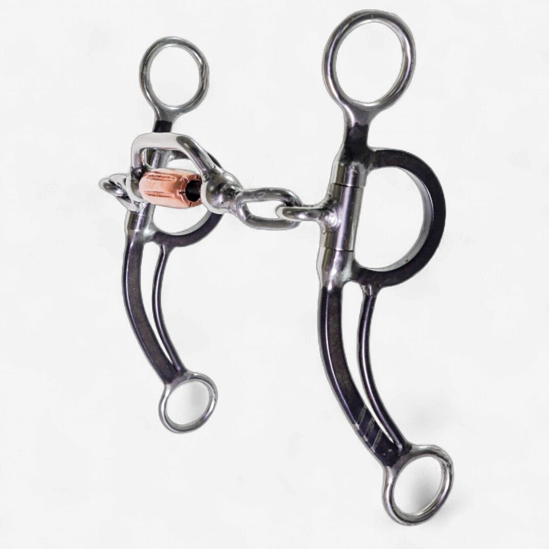 Reinsman PRCA Bit - Large Chain Link Ported Cricket