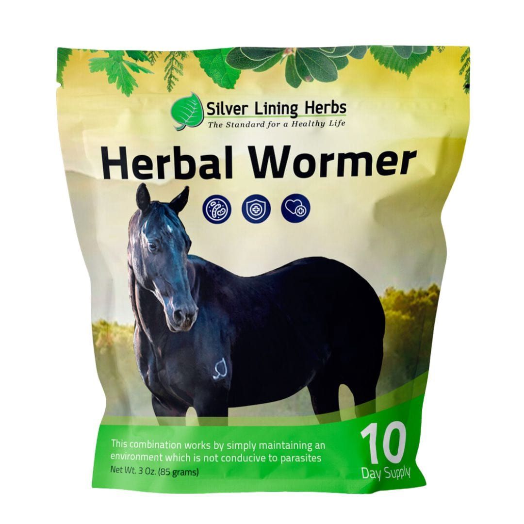 Silver Lining Herbs Herbal Wormer for Horses 1 lb
