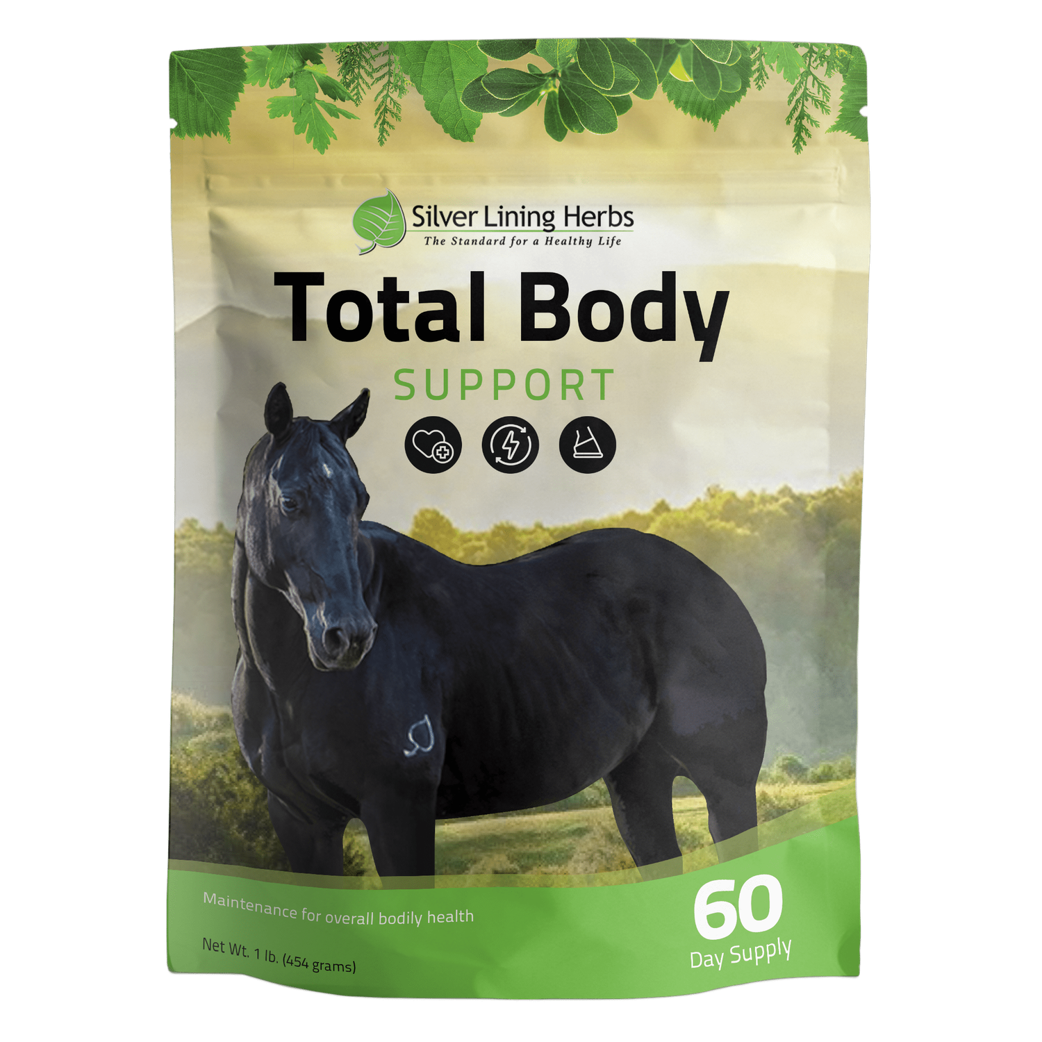 Silver Lining Herbs Total Body Support for Horses 1 lb