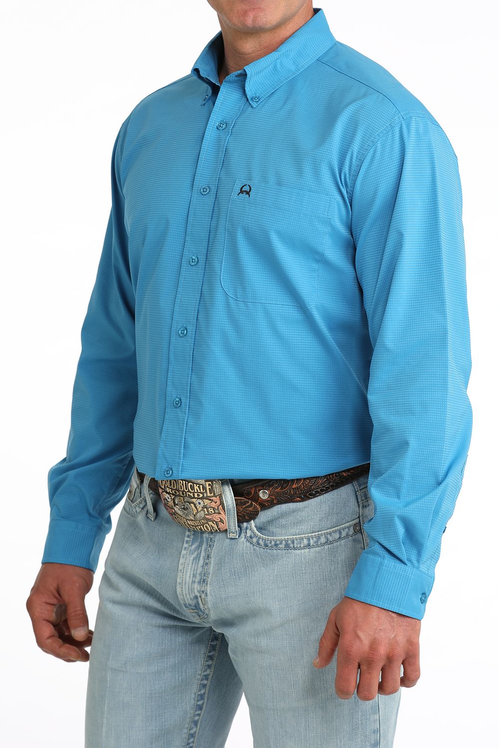 Cinch Men's Long Sleeve Print Shirt