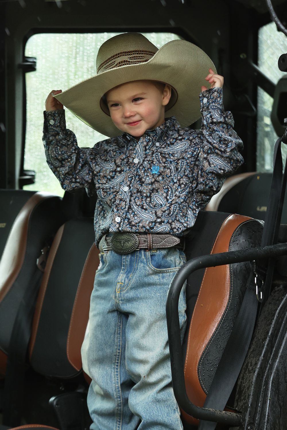 Cinch Toddler Boys' Long Sleeve Print Shirt
