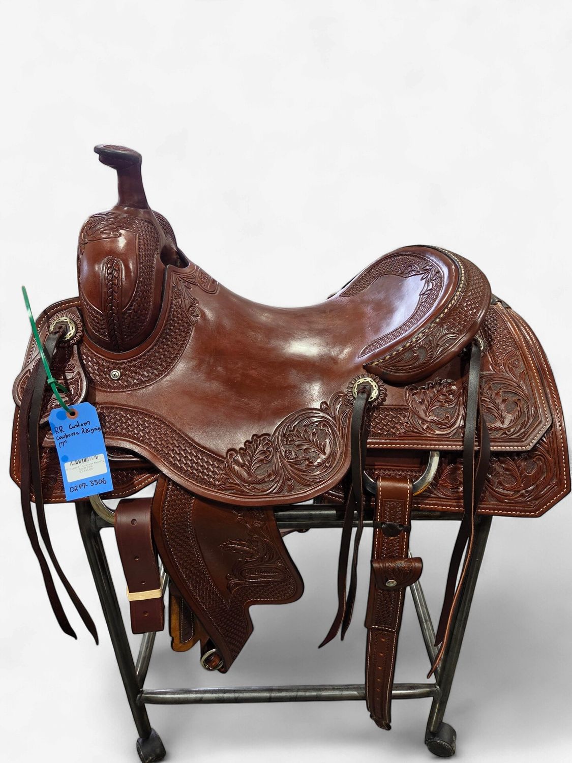 R. Ruelas 17" Cowhorse Reigning Saddle 3306