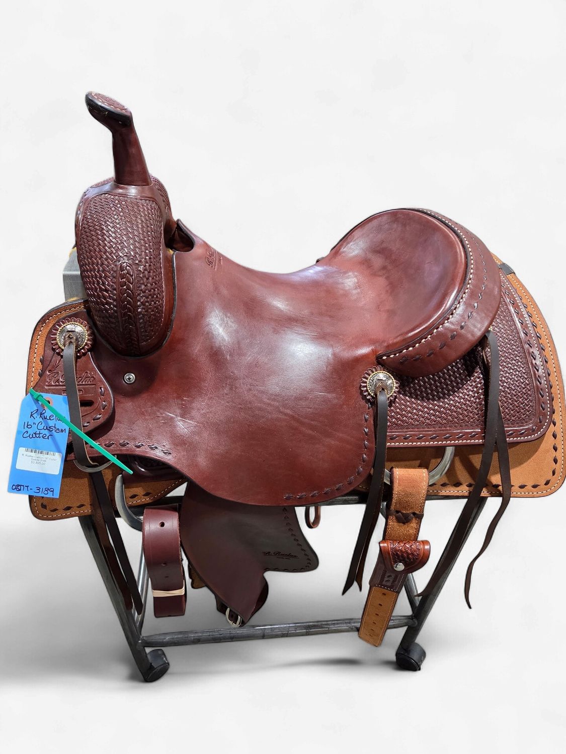 R. Ruelas Custom 16" Cutter Saddle 3189