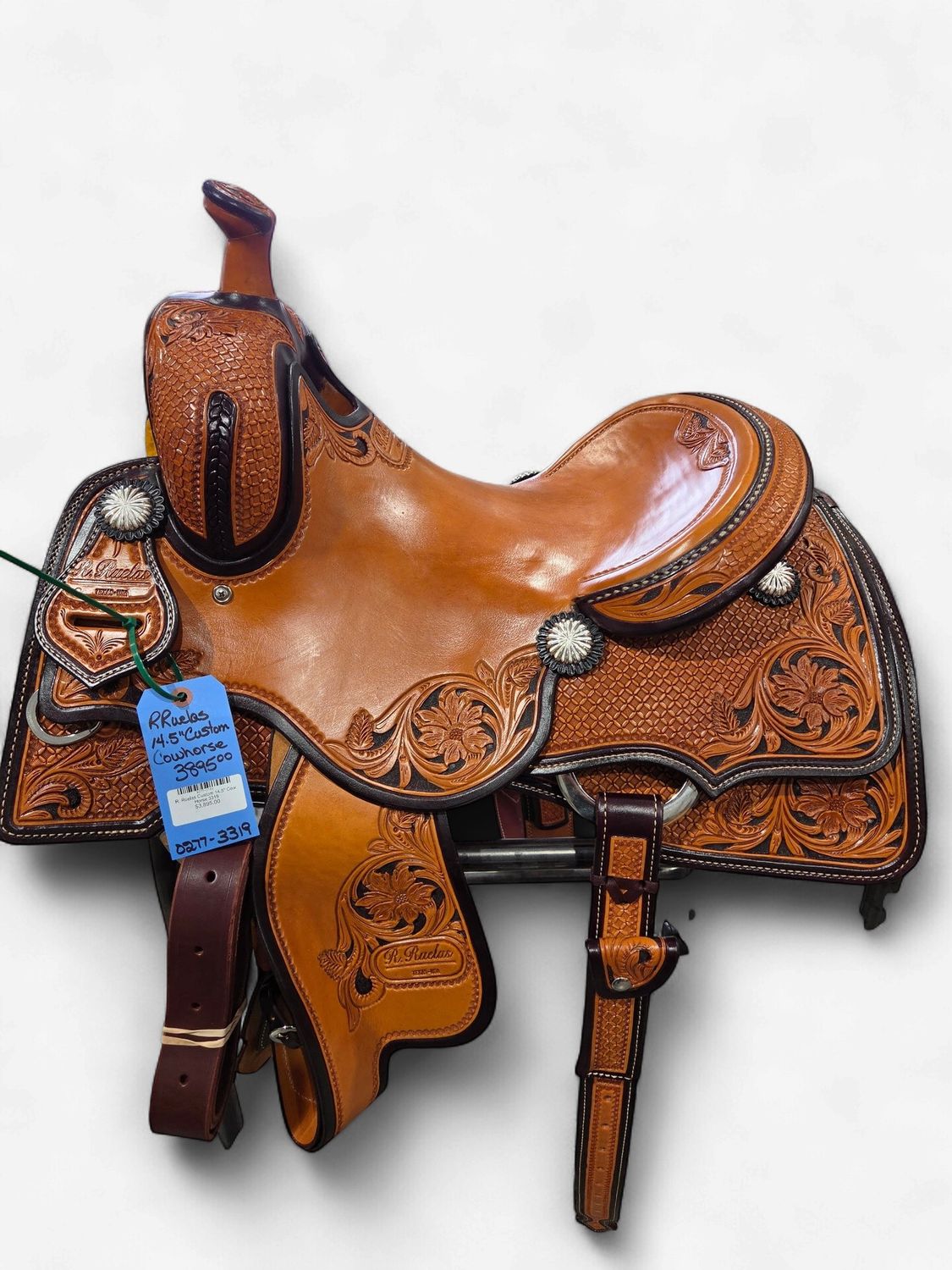 R. Ruelas Custom 14.5" Cow Horse 3319