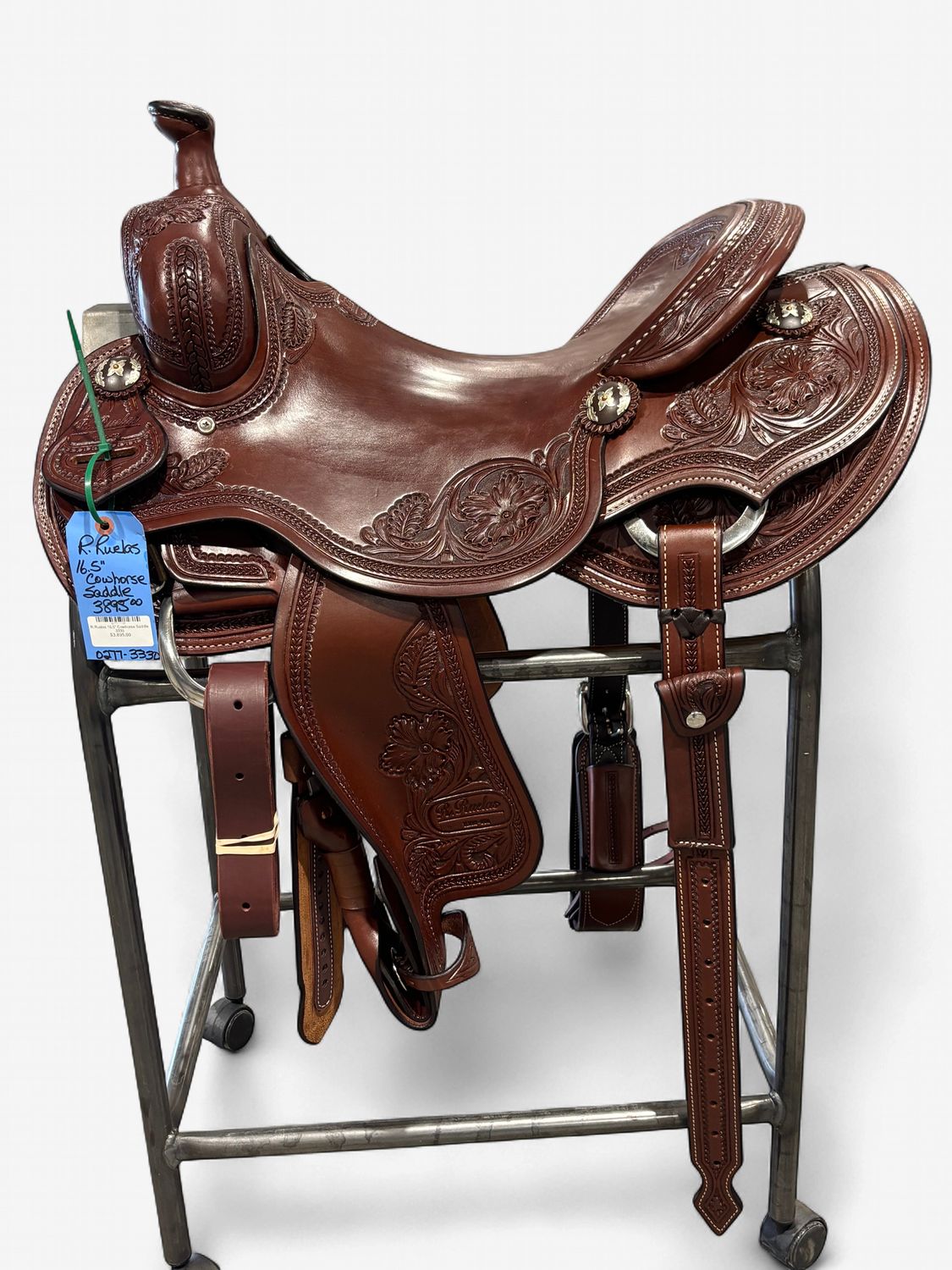 R.Ruelas 16.5" Cowhorse Saddle 3330