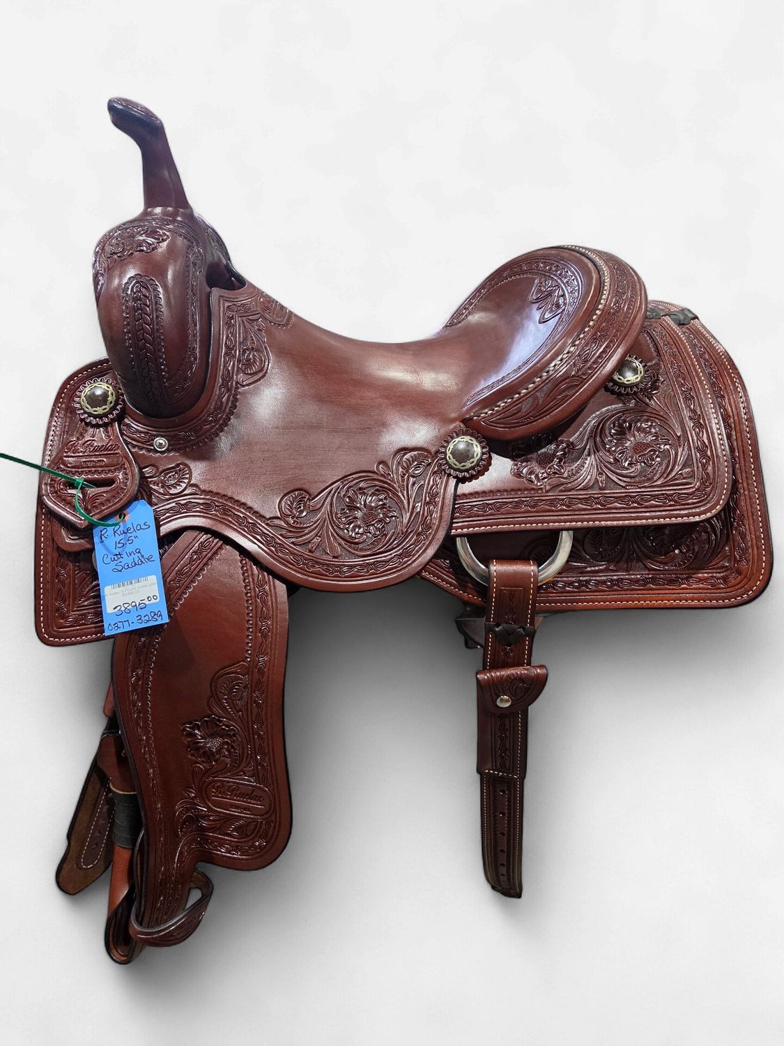 R. Ruelas 15.5"Cutter Saddle 3289