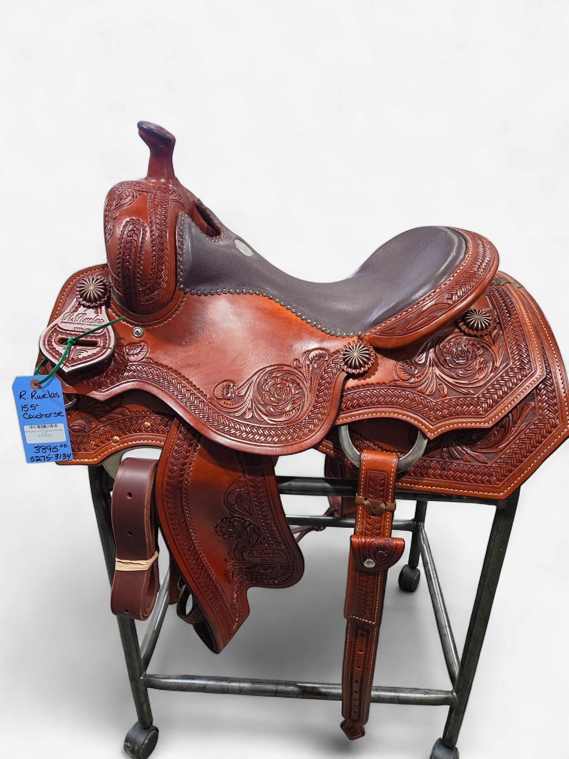 R.Ruelas 15.5" Cowhorse Saddle 3134