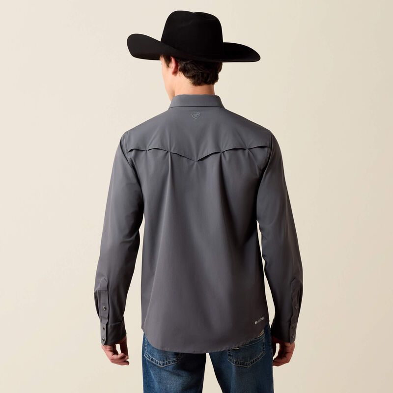 Ariat Men's FrontierTough VentTEK Western Fitted Snap Shirt