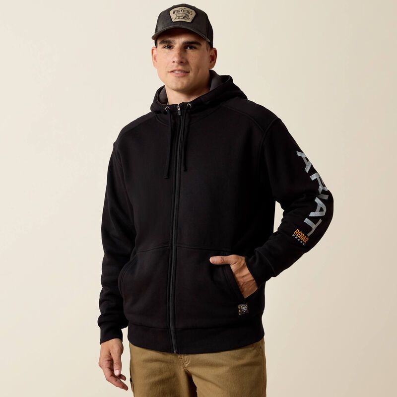 Ariat Men's Rebar All-Weather Full Zip Hoodie