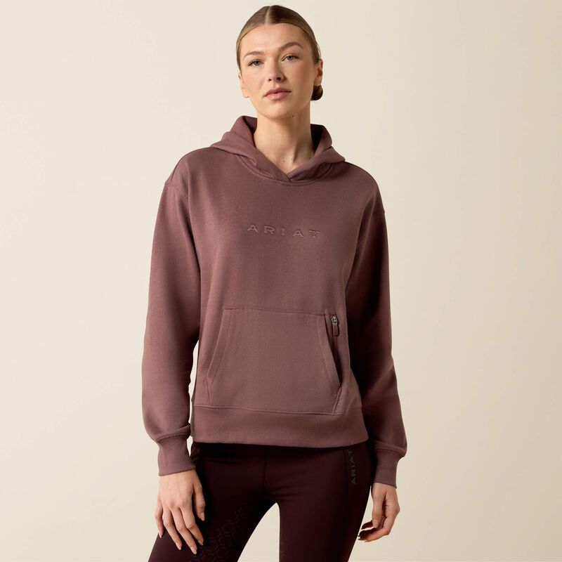 Ariat Women's Martine Hood Sweatshirt - Peppercorn