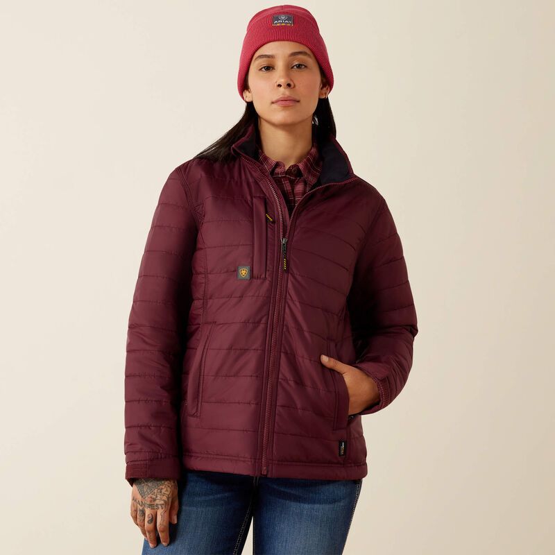 Ariat Women's Rebar Cordura Ripstop Lightweight Insulated Jacket - Windsor Wine