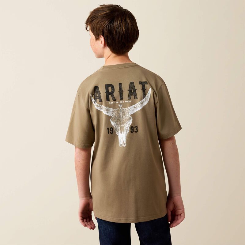 Ariat Youth Ariat Best Longhorn T-Shirt - Fallen Rock