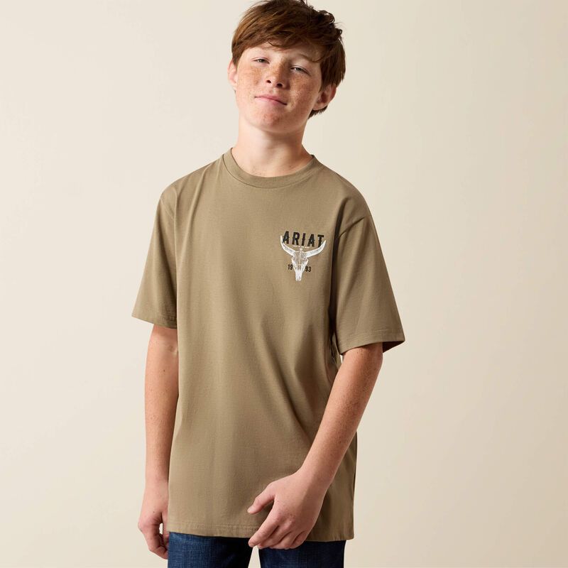 Ariat Youth Ariat Best Longhorn T-Shirt - Fallen Rock
