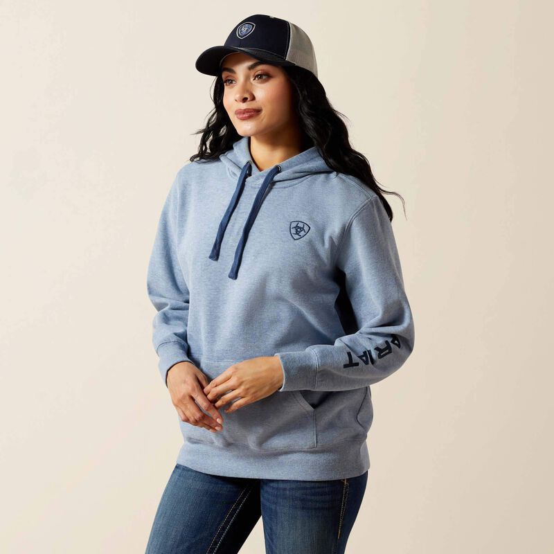 Ariat Women's Ariat Logo 2.0 Hoodie - Vintage Indigo Heather